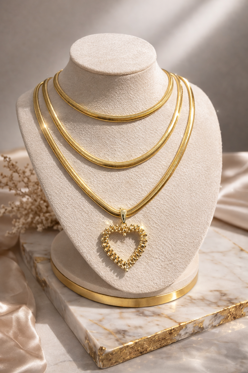 Hannah Herringbone Necklace