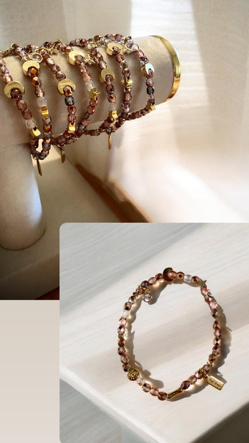 Luxe Dream Glass beaded Bracelet