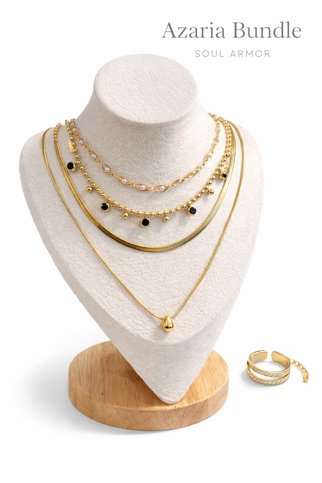 Azaria 4-Piece Bold Bundle Set (free mystery ring)