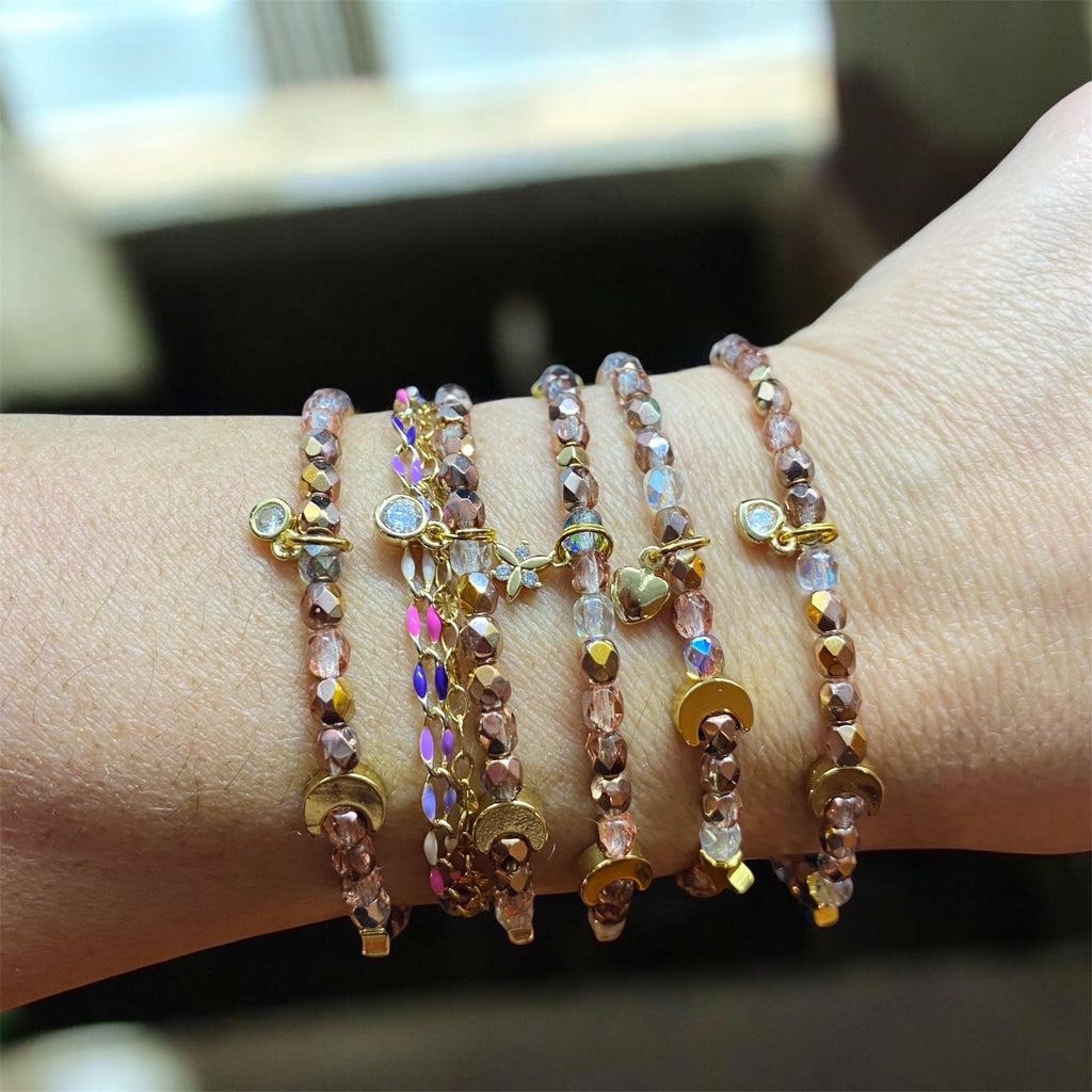 Luxe Dream Glass beaded Bracelet