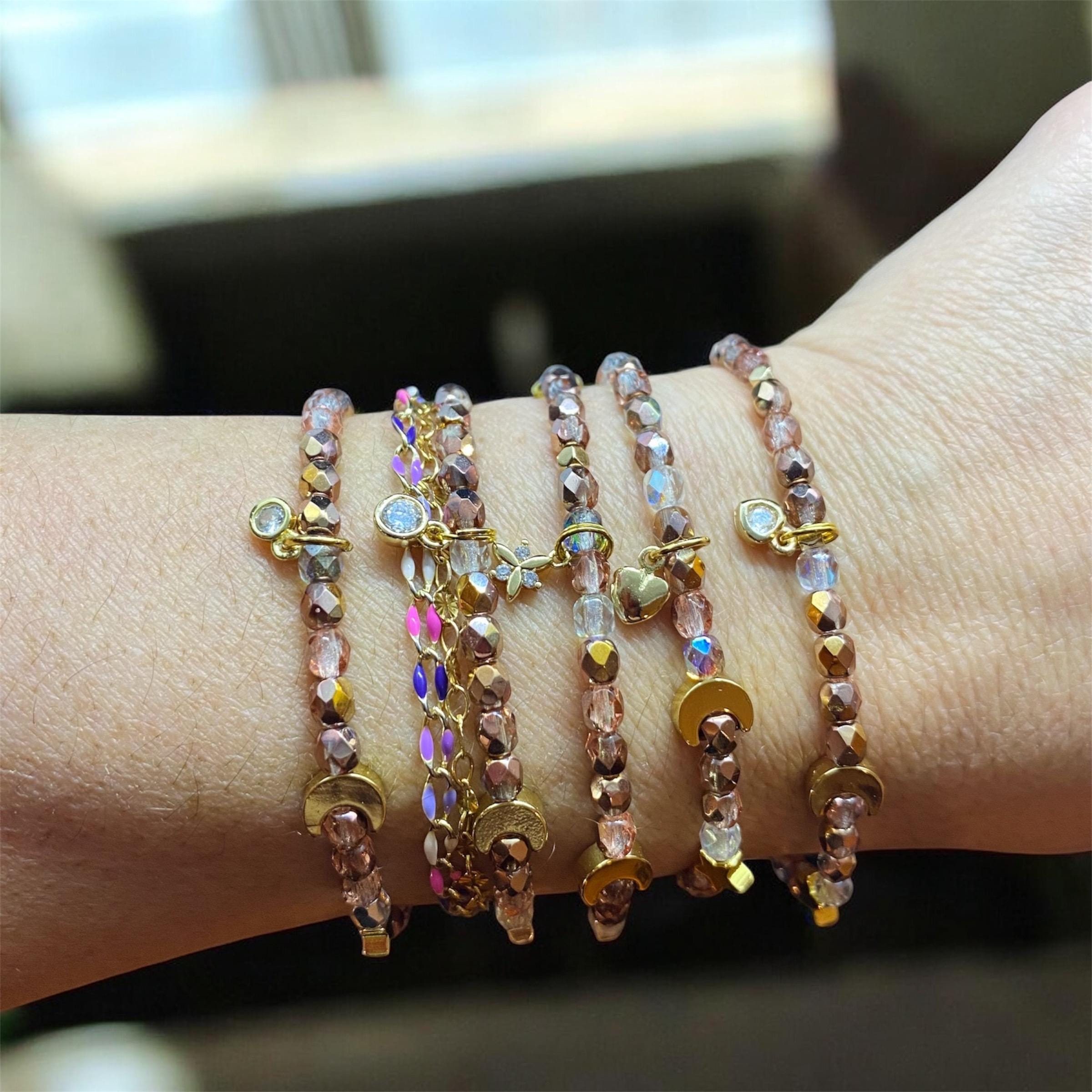 Luxe Dream Glass beaded Bracelet