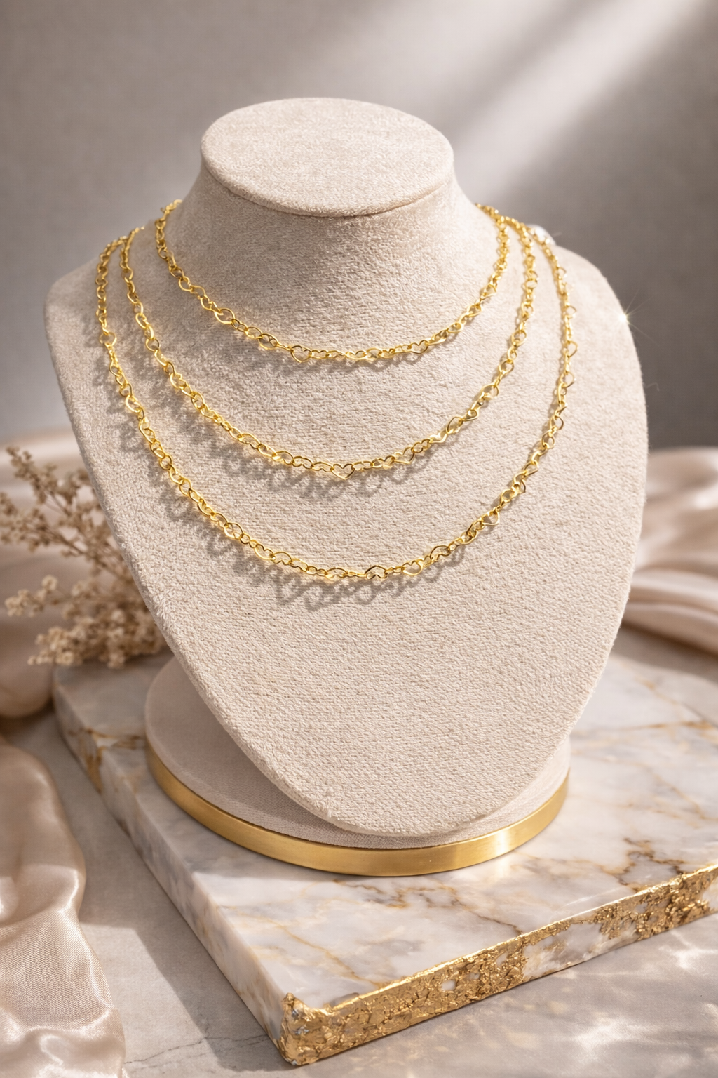Eternal Valentine Gold Filled Choker Necklace