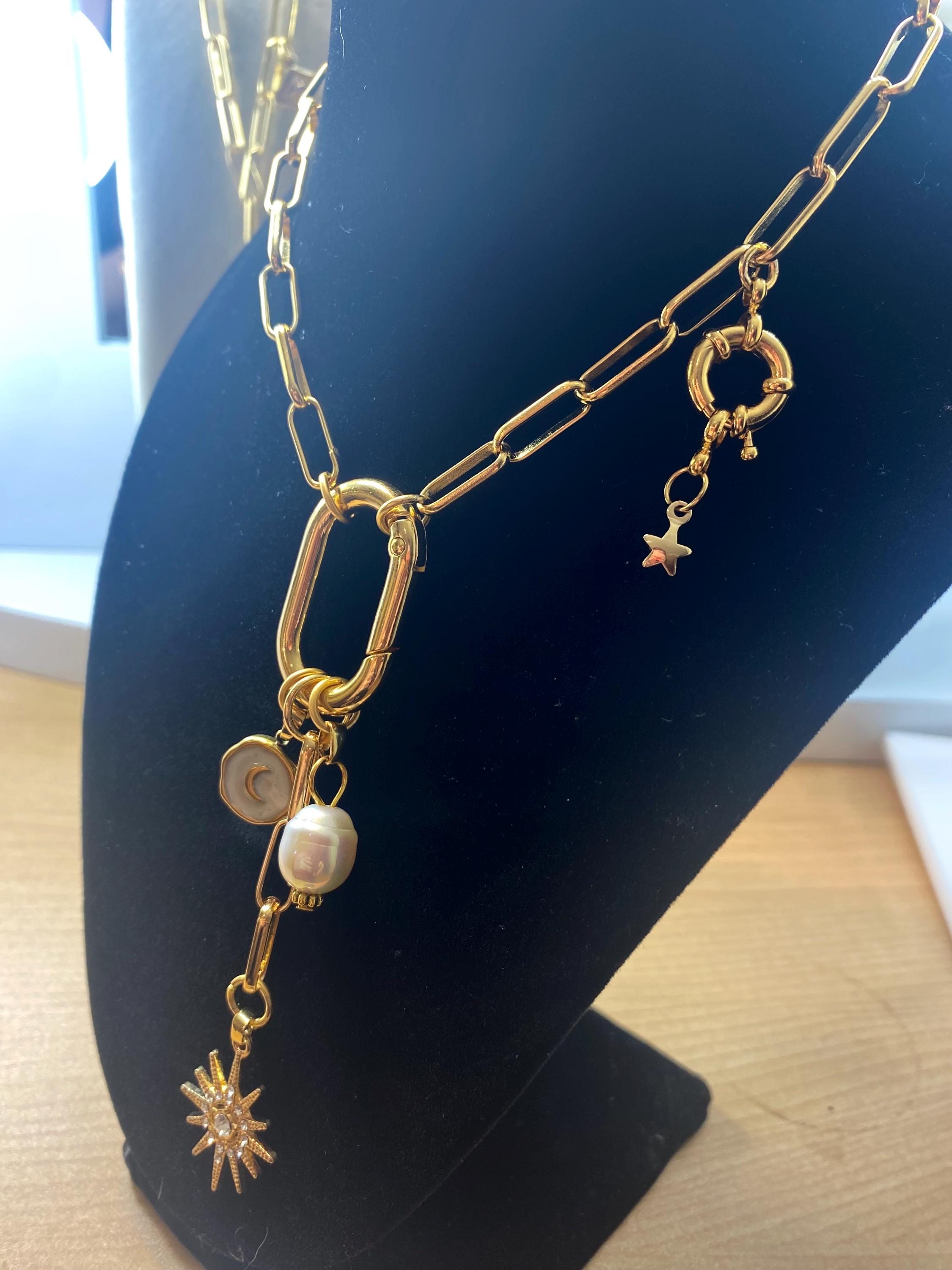 Luna Chunky Carabiner Necklace