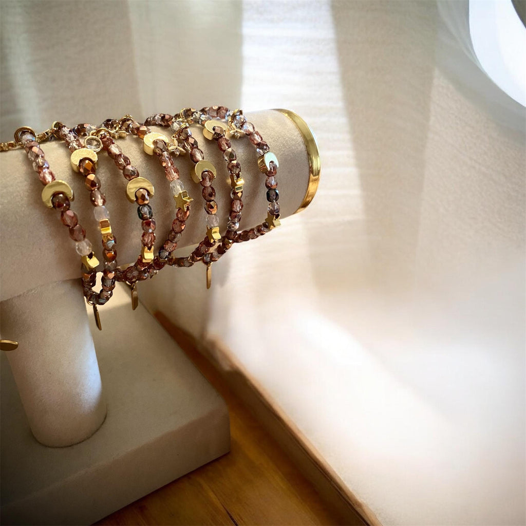 Luxe Dream Glass beaded Bracelet