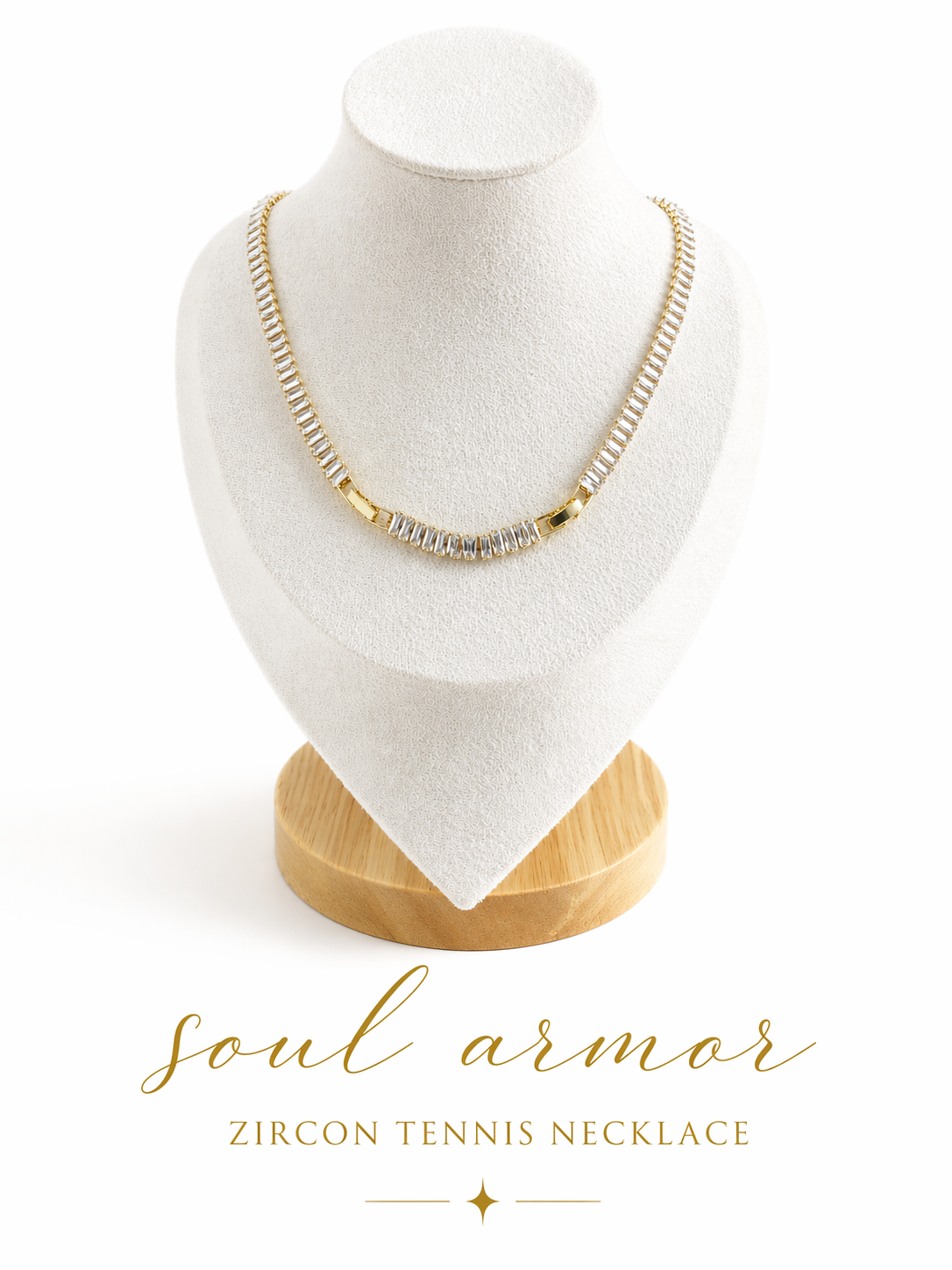 Zircon Tease Me Tennis Necklace