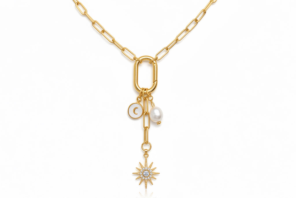 Luna Chunky Carabiner Necklace