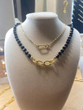 Noir Onyx beaded Choker