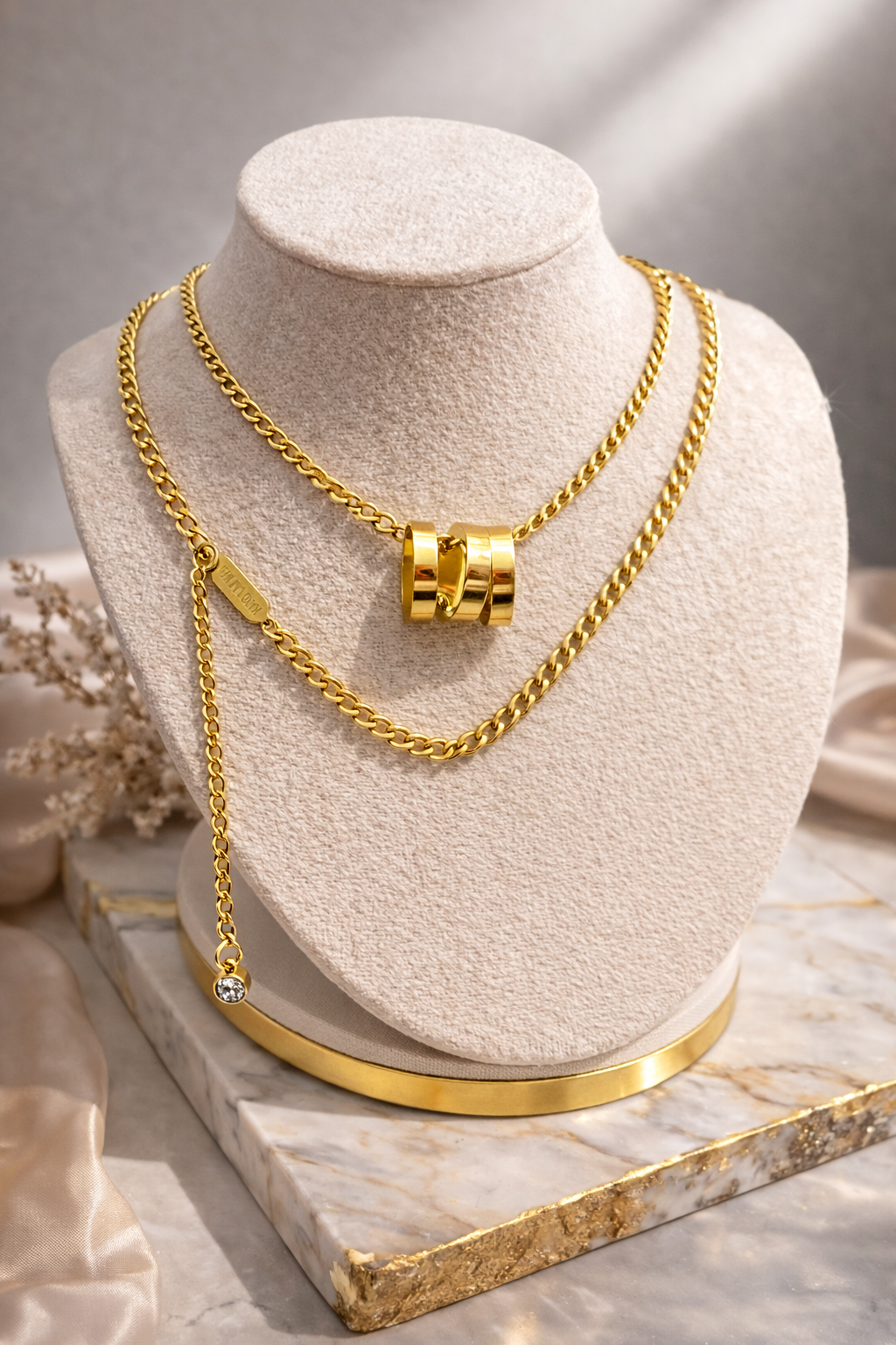 Nova Drop chain necklace