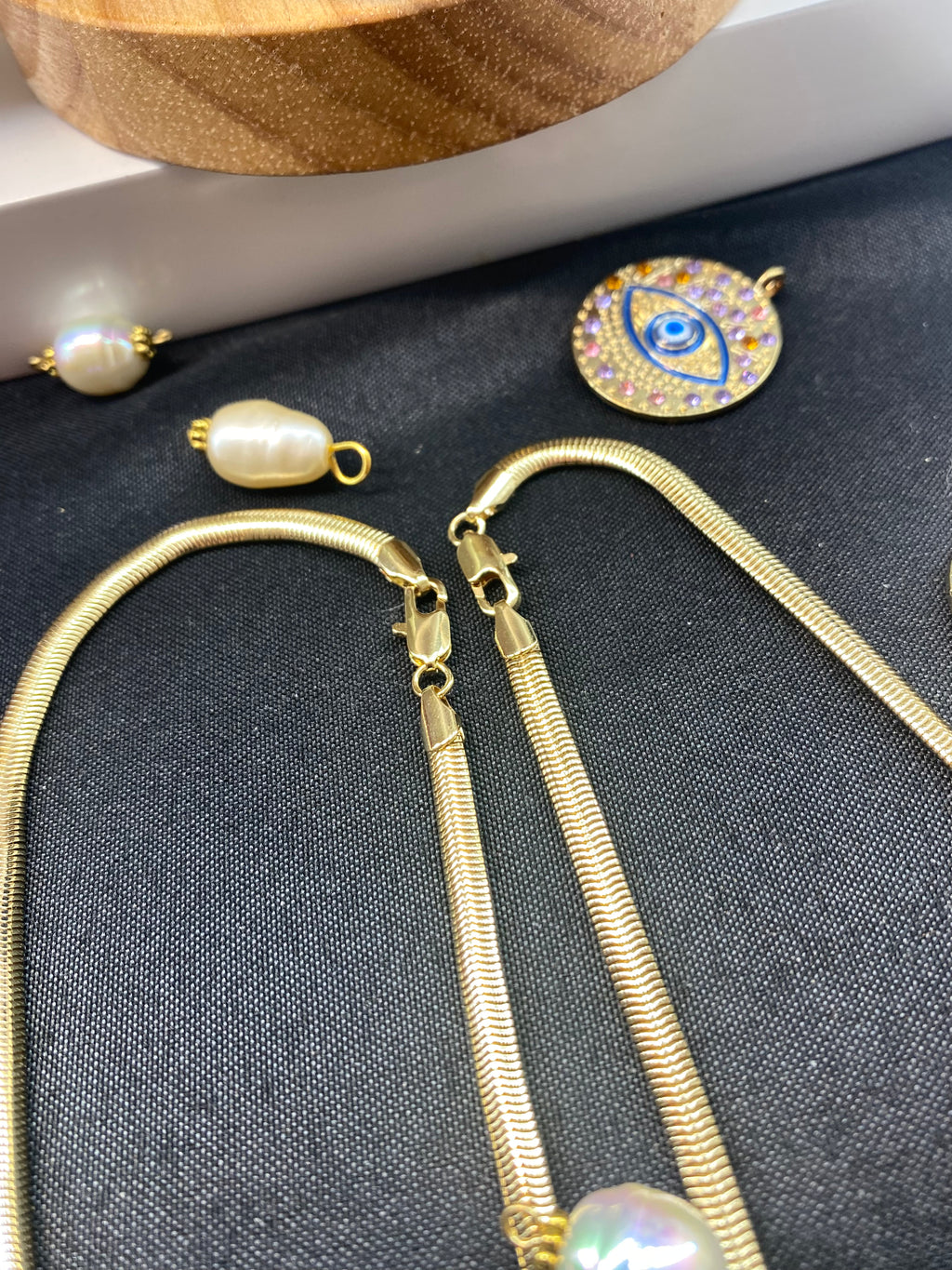 Hannah Herringbone Necklace