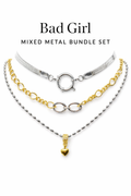 Bad Girl Mixed Metal Bundle Set