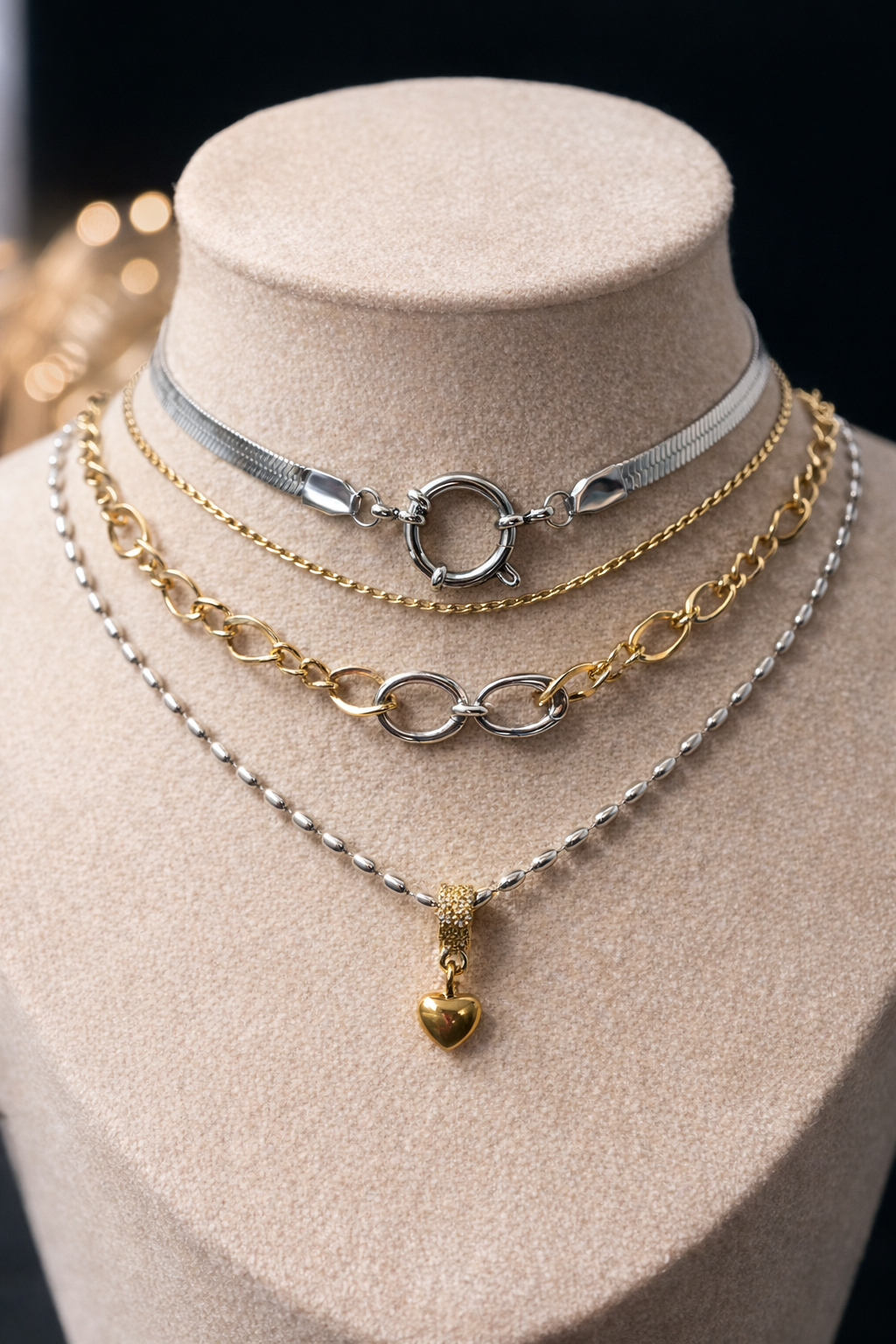 Bad Girl Mixed Metal Bundle Set