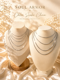 Chloe dainty snake chain necklace