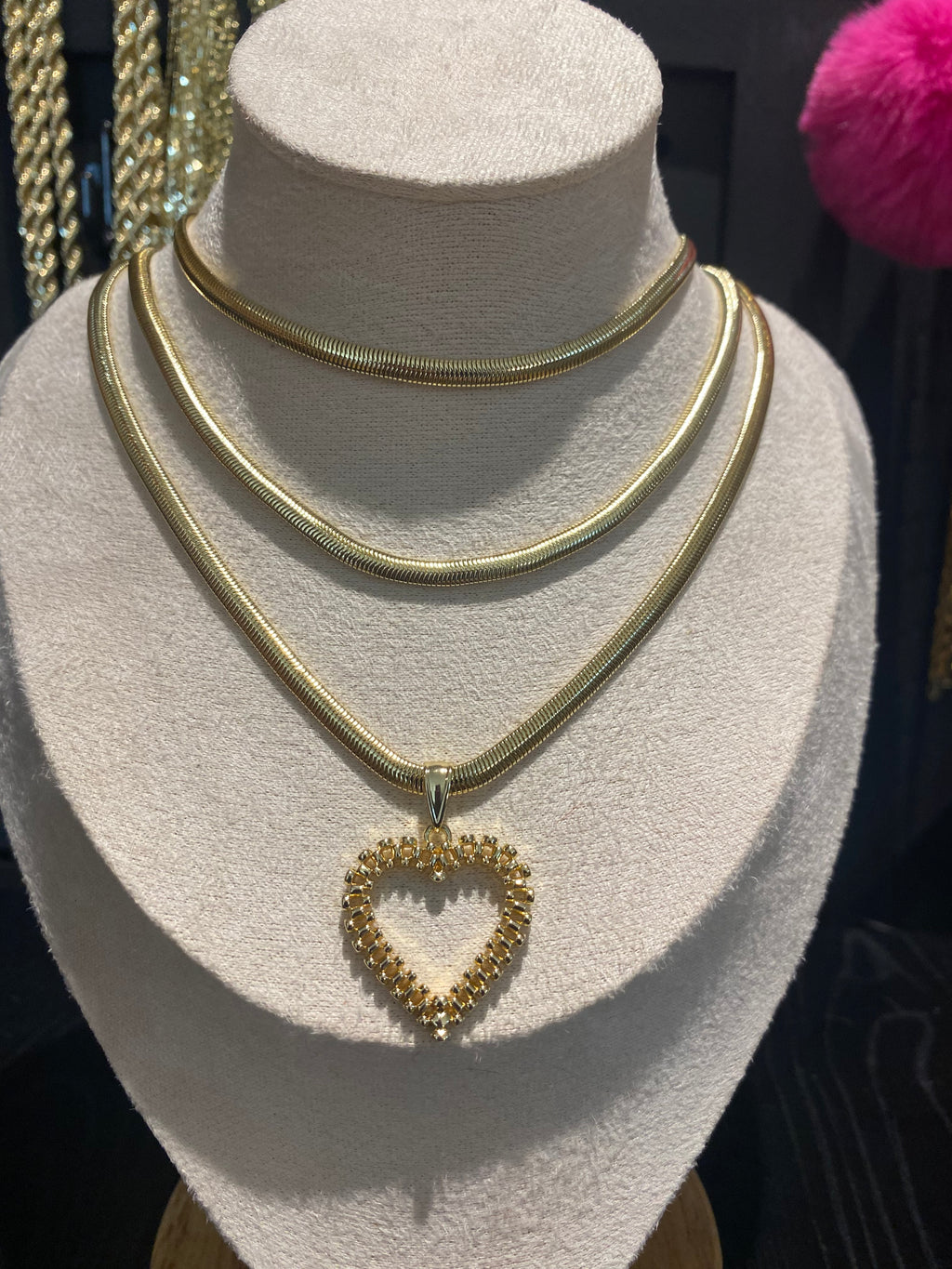 Hannah Herringbone Necklace