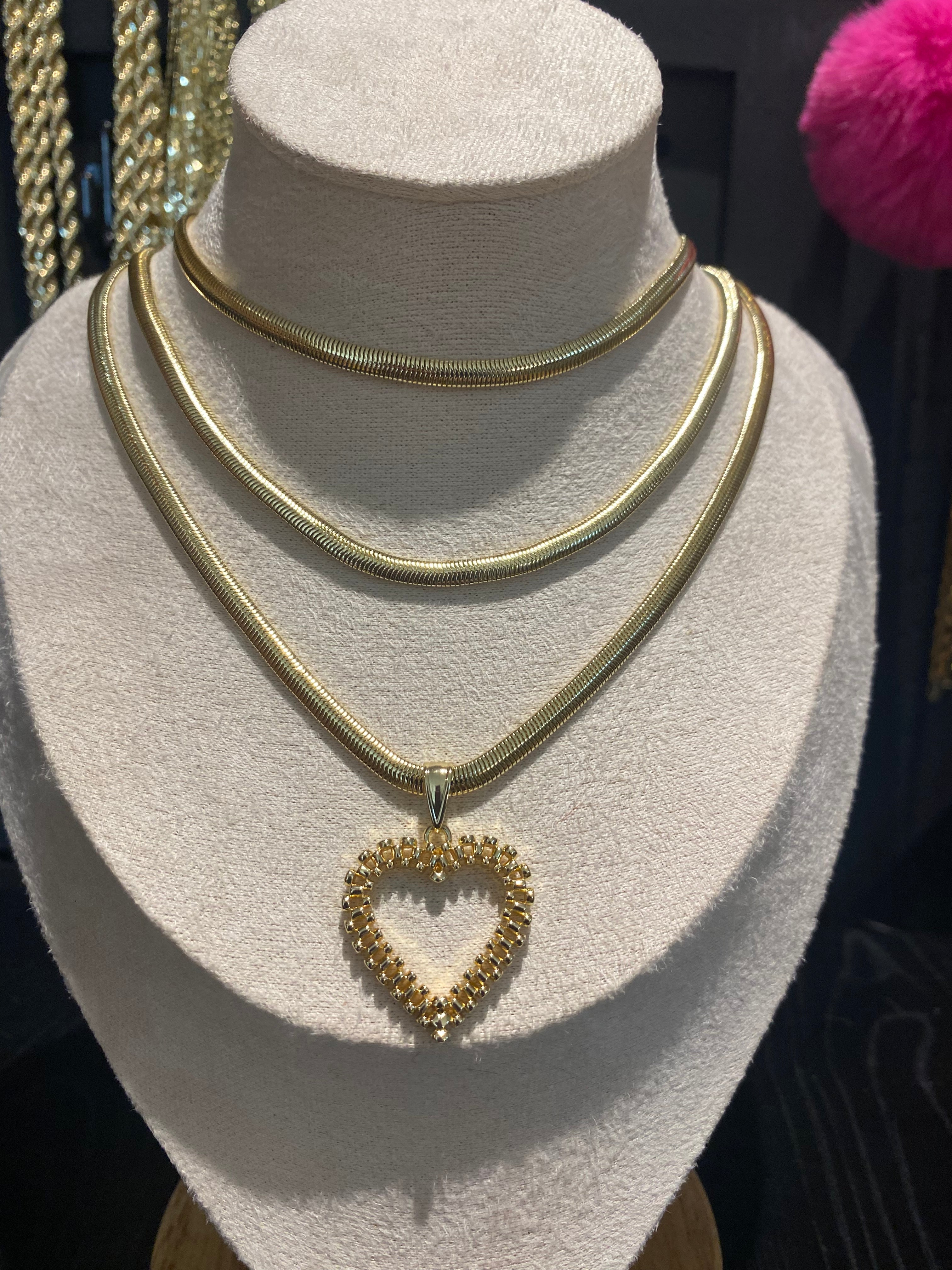 Hannah Herringbone Necklace