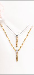 Mama Mixed Metals Necklace