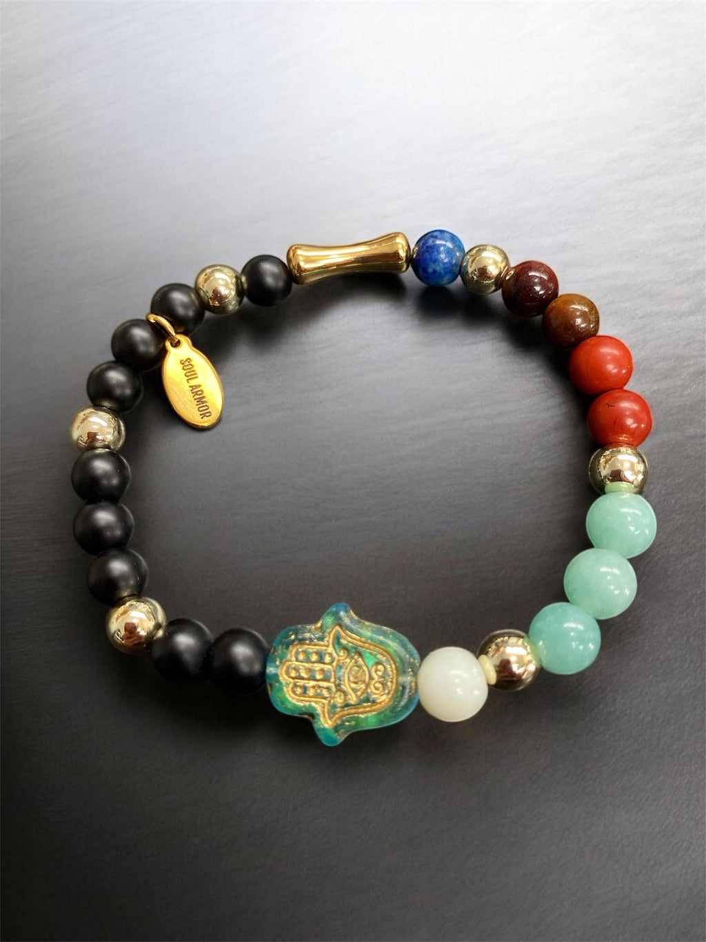 Black Onyx Vitality Collection Beaded Bracelet