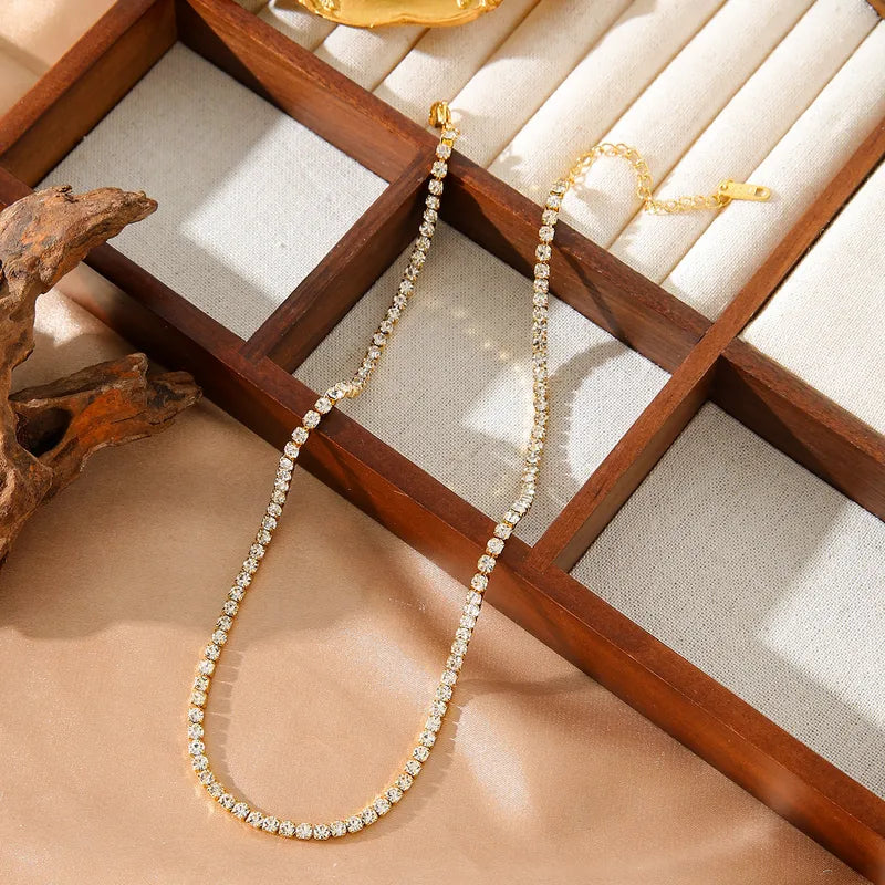 Micro Tease Me Tennis Necklace