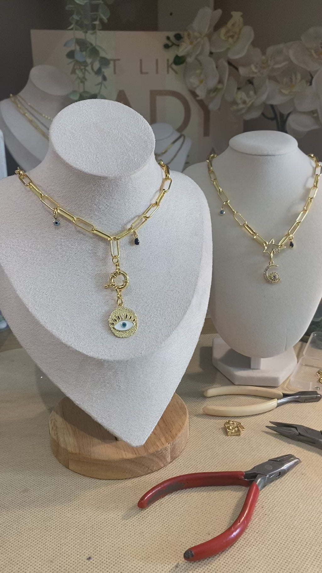 Unbothered Evil Eye Coin Necklace