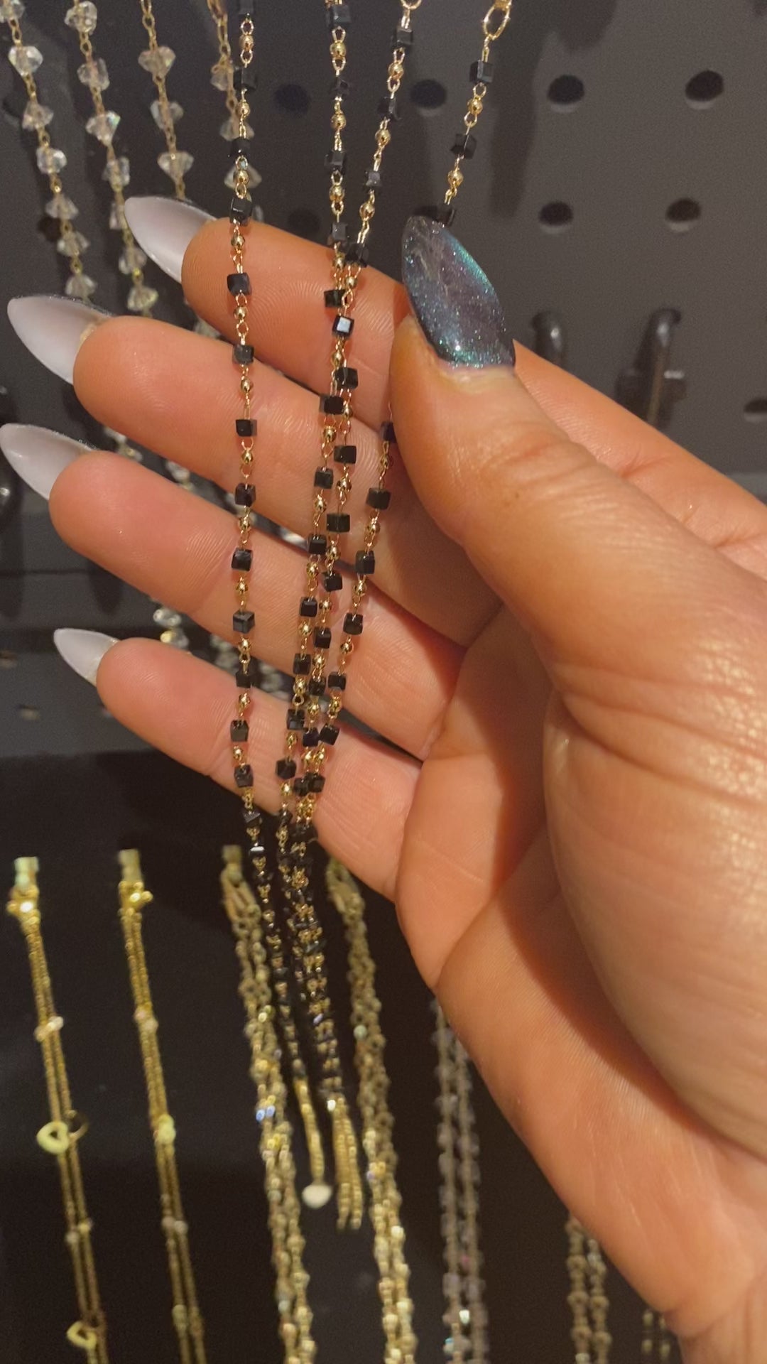 Midnight Onyx Anklet